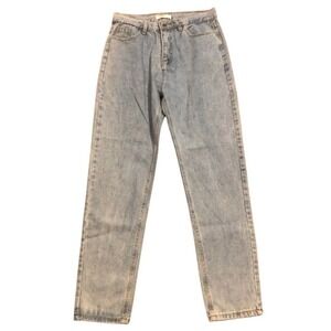 VTG Evensleaves Womens Light Wash Denim Jeans‎ Size 31 Straight Leg Cotton Retro